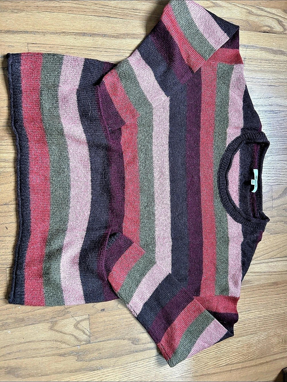 Madewell Chelsea Pocket Pullover Sweater in Multi-Stripe